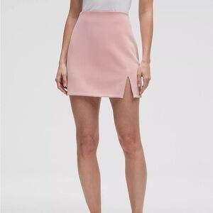 lululemon athletica Pink Mini Skirt with Side Slit - new with tags!
